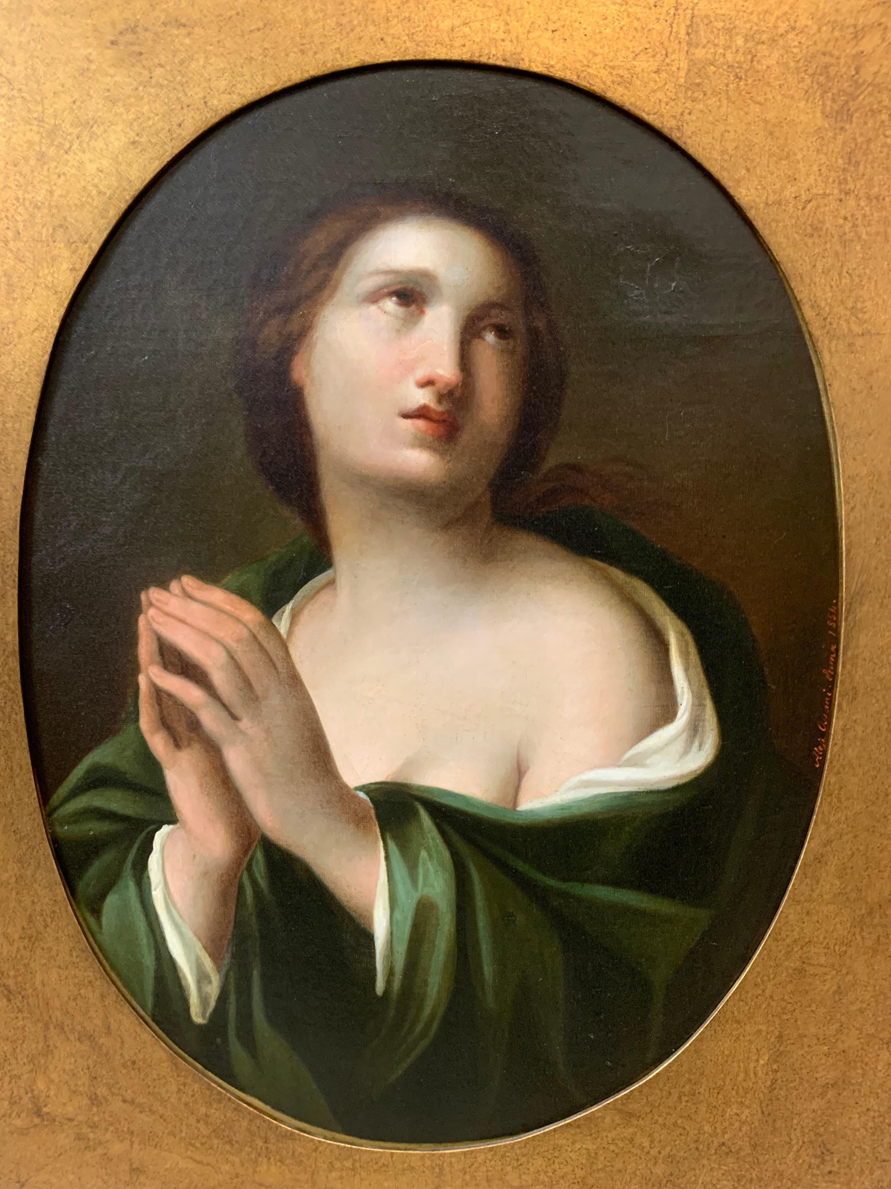 Saint Mary Magdalene at prayer, by A. Ossani. Rome, 1854 4