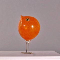 Alessandro Pianon, a Pulcino Glass Bird for Vistosi, Murano, 1960s