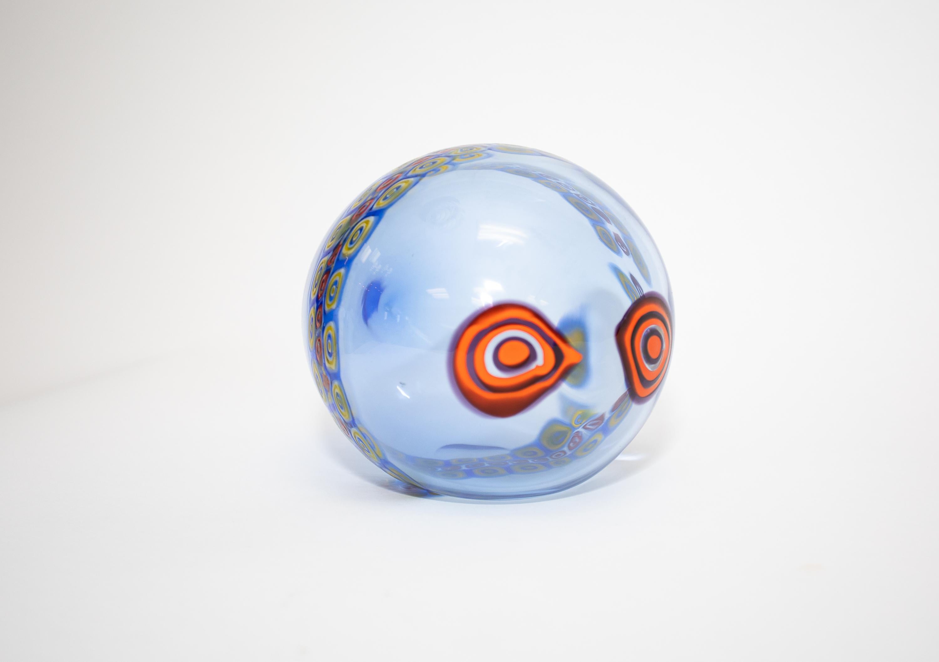 Alessandro Pianon Blown Glass Fish In Good Condition For Sale In West Palm Beach, FL