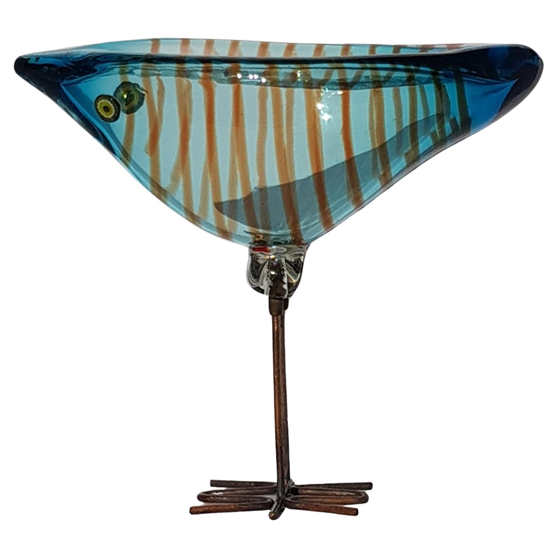 Alessandro Pianon Pulcini Uccello Scultura Vistosi Mid Century Modern Italia