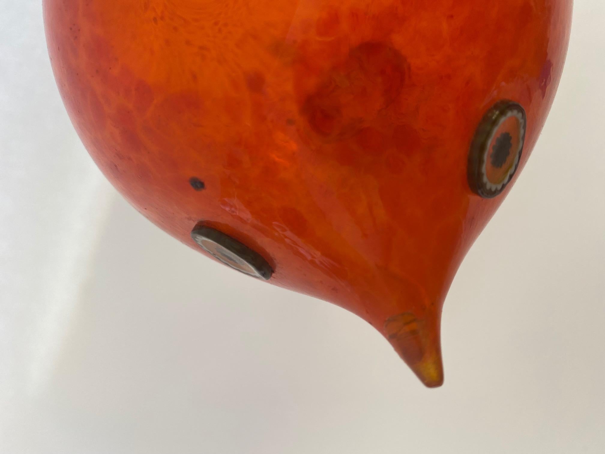 Mid-20th Century Alessandro Pianon Pulcini Glass Bird For Sale