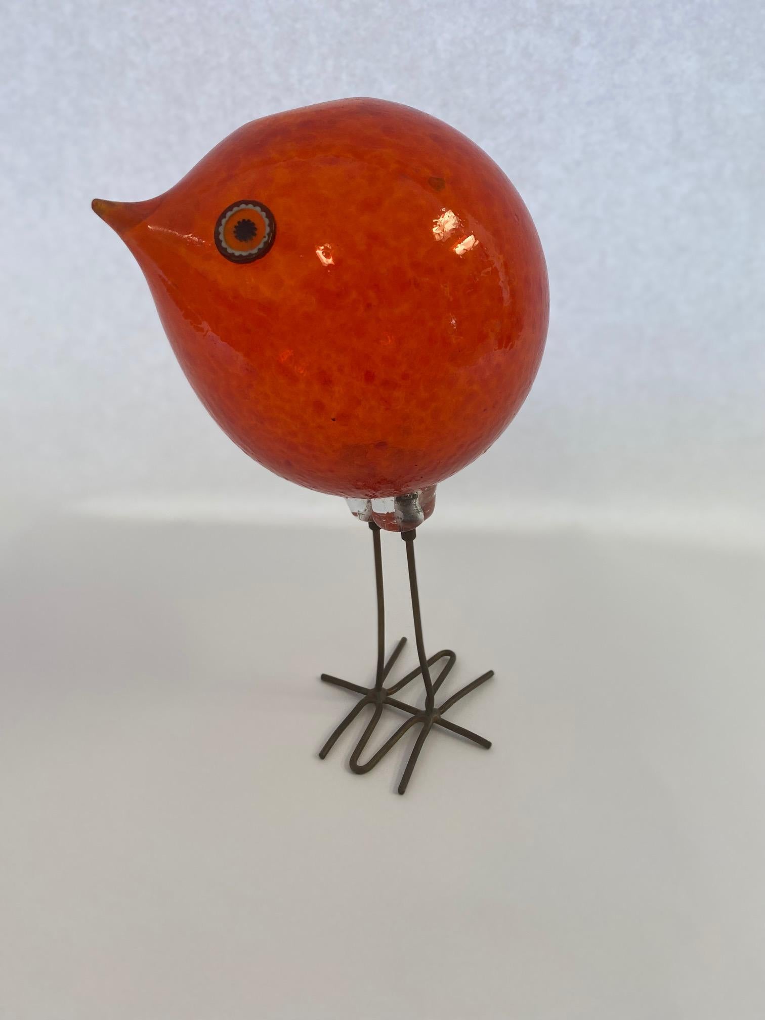 Art Glass Alessandro Pianon Pulcini Glass Bird For Sale