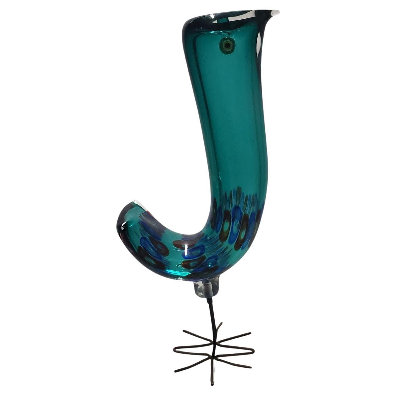 Alessandro Pianon „ Pulcini“ Murano-Vogelskulptur aus Muranoglas im Angebot