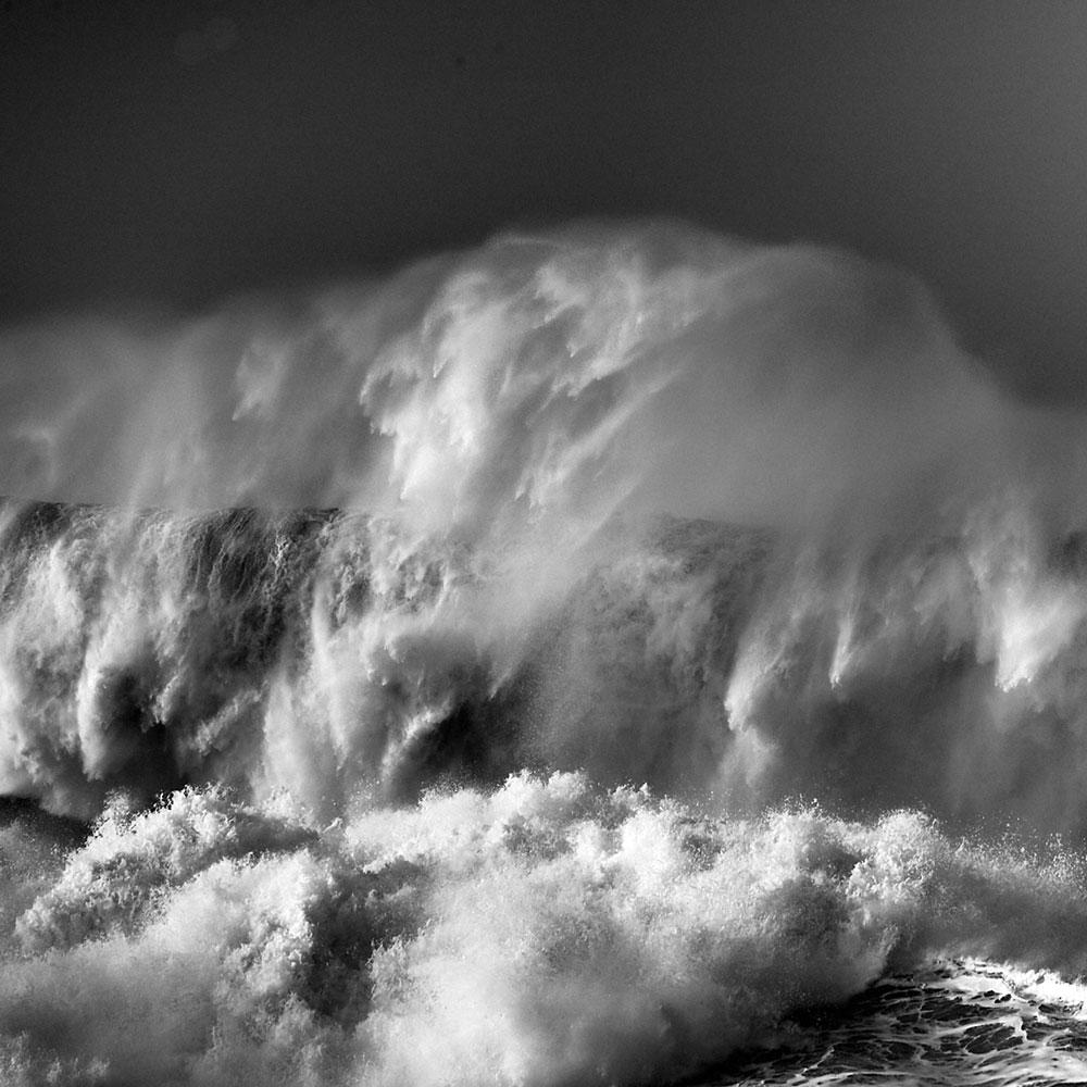 Alessandro Puccinelli Abstract Photograph - Mare #348 Seascape Black and White Photography