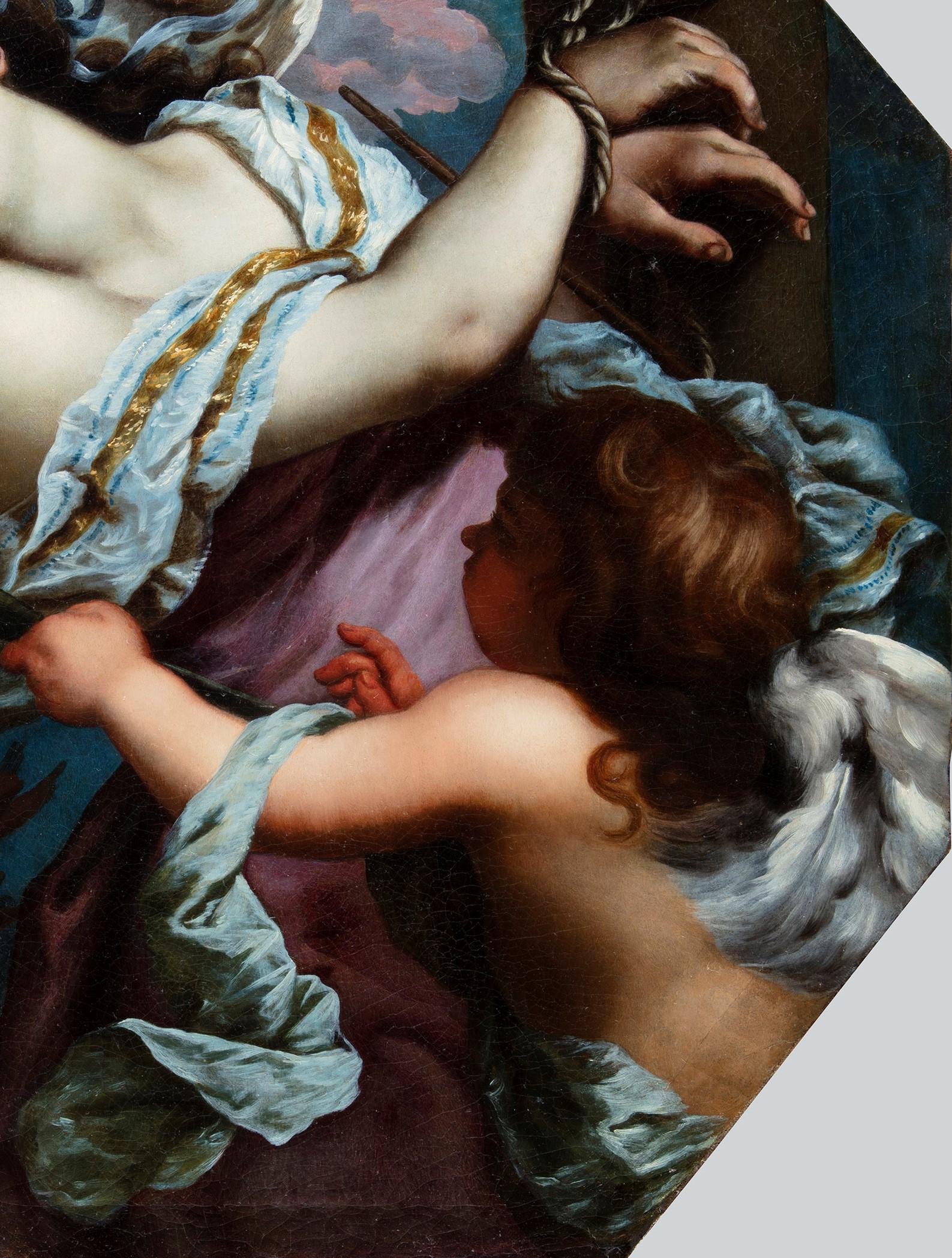Alessandro Rosi (Florencia 1627-1697) 'Santa Águeda curada por San Pedro'. Italian en venta