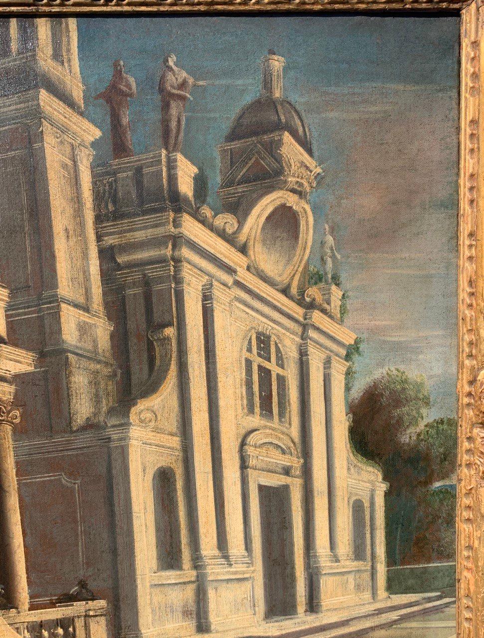 Alessandro Salucci (maestro italiano) - Paisaje del siglo XVII Capriccio en venta 6