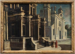 Alessandro Salucci (Italiener Meister) - Capriccio-Landschaftsgemälde des 17. Jahrhunderts