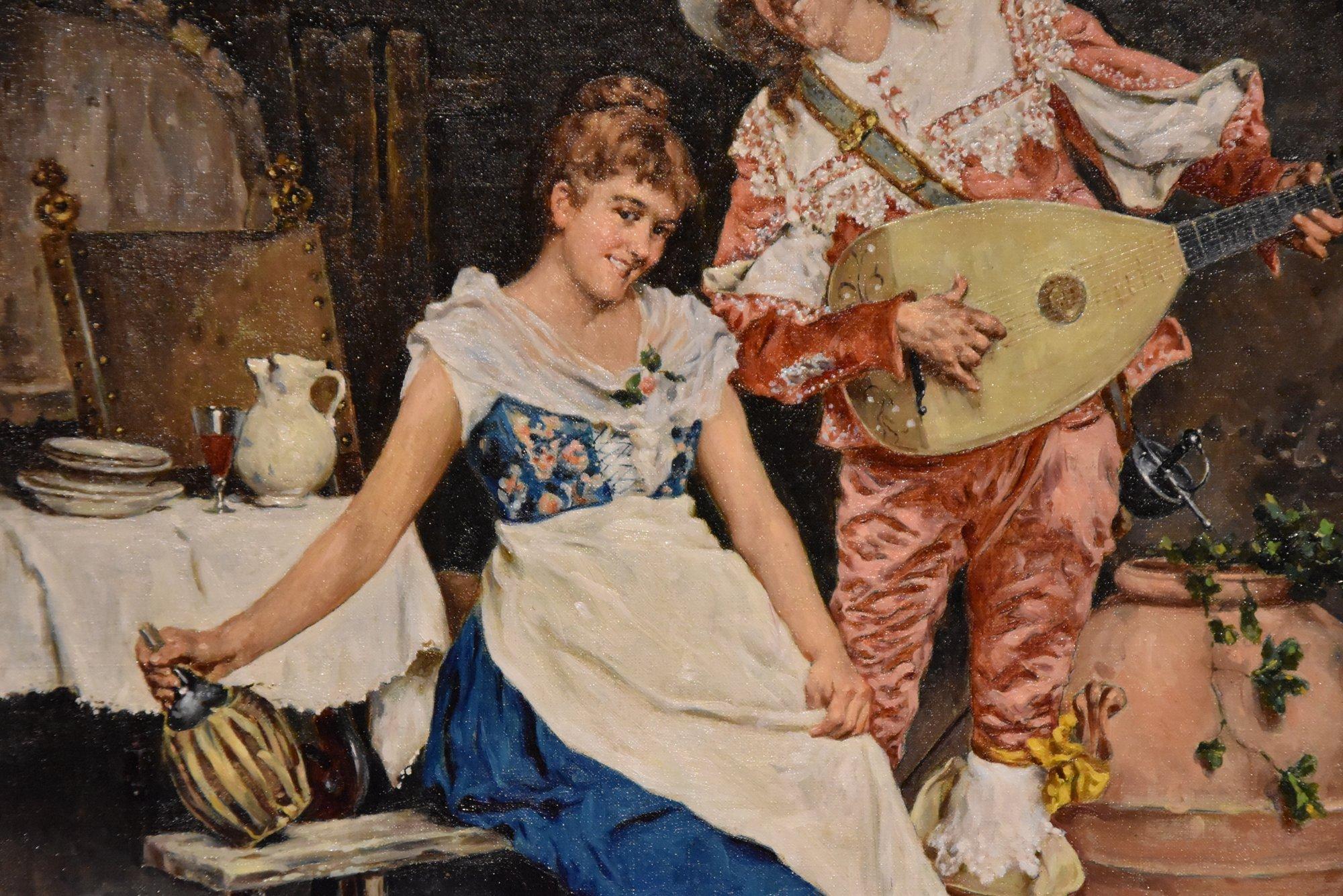 Pittura a olio di Alessandro Sani 