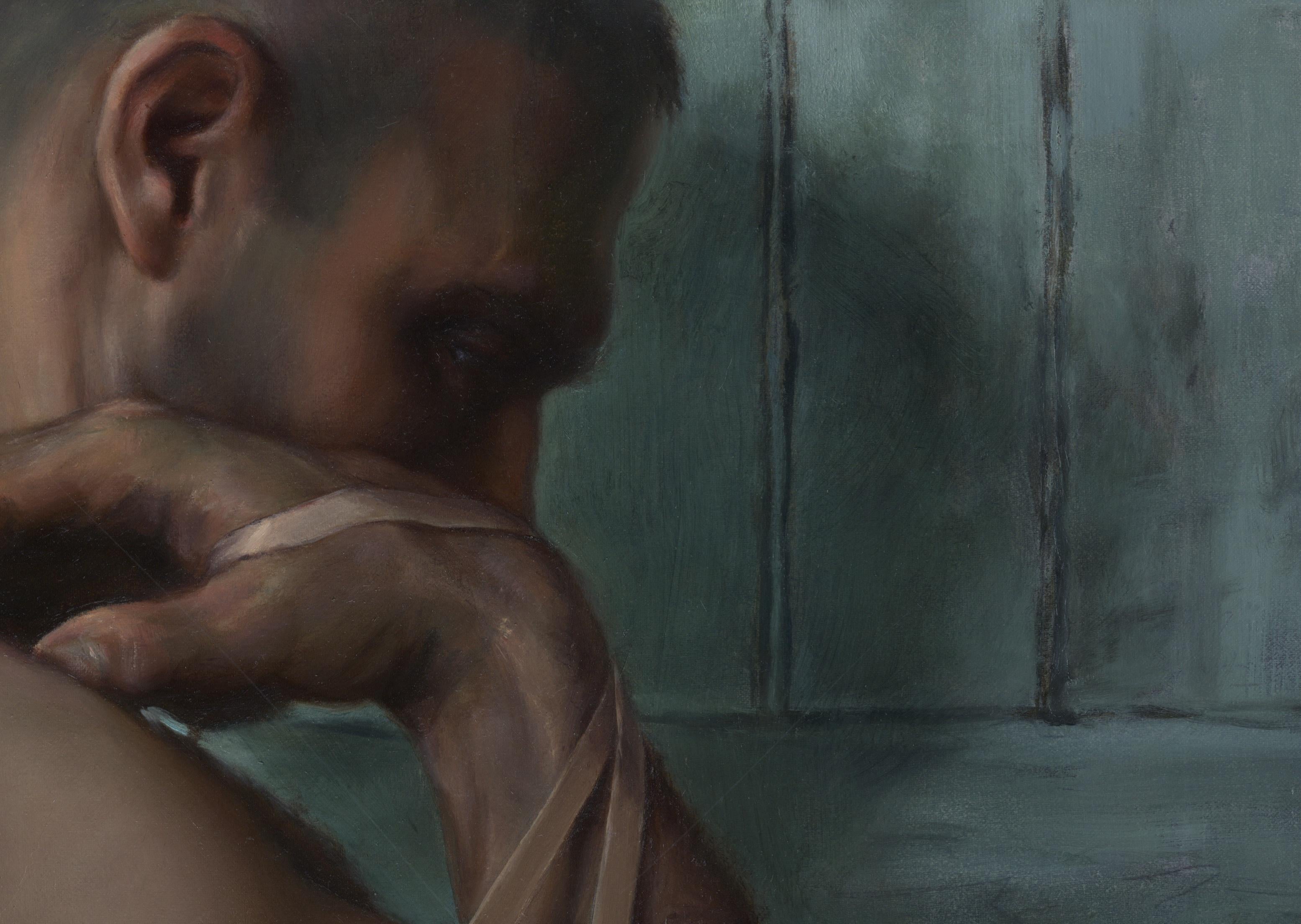 Stranamore - In occasione del mese dell'orgoglio - Portrait Painting Nero di Alessandro Tomassetti