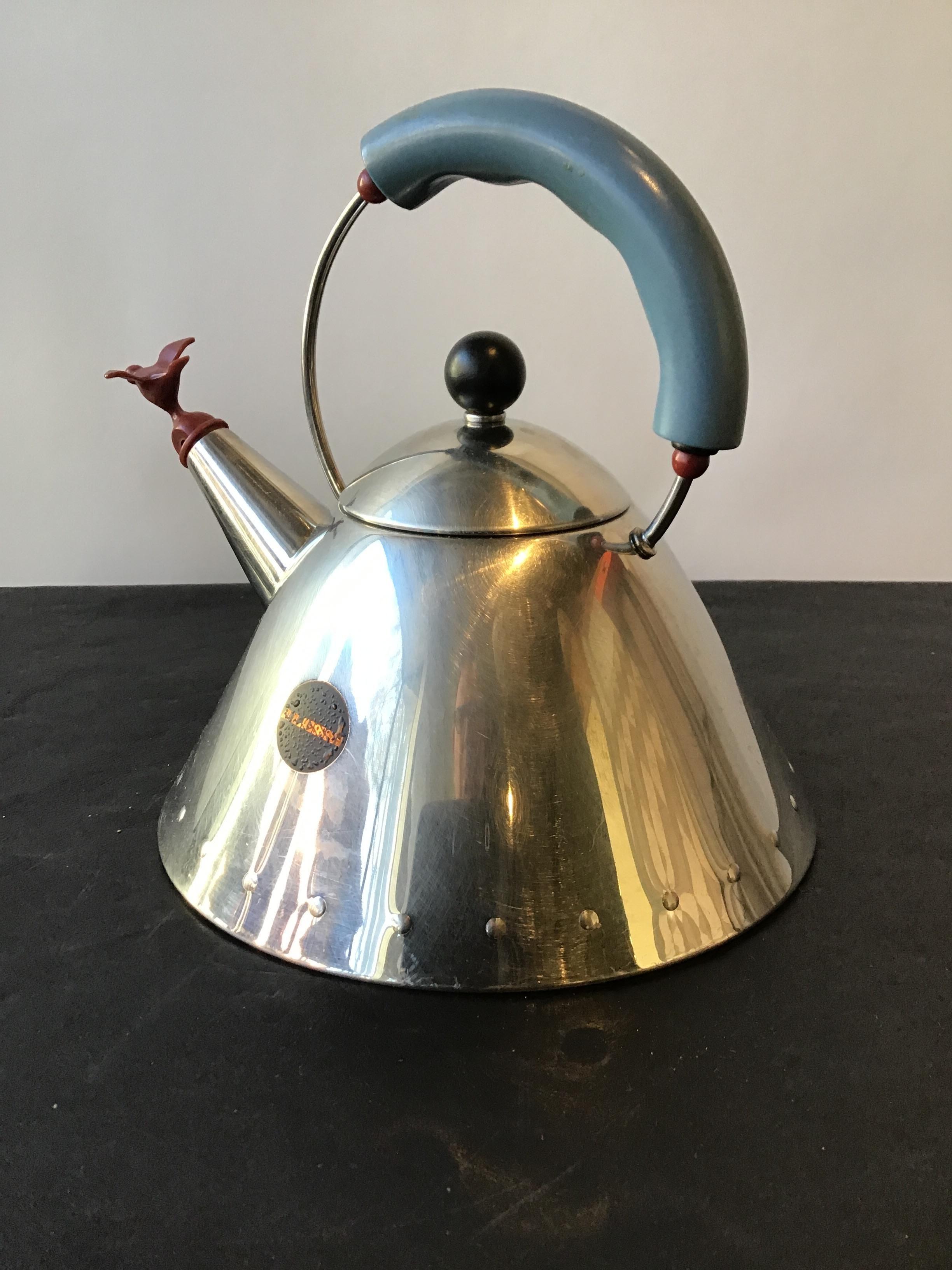 Alessi 9093 Michael Graves tea kettle.