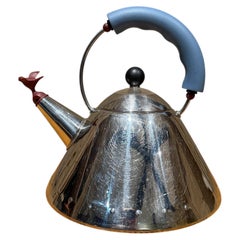 Alessi 9093 Whistling Tea Kettle Designed by Michael Graves Post-Modern