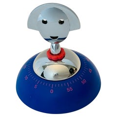 Timer Alessi Anna di Alessandro Mendini da cucina in blu