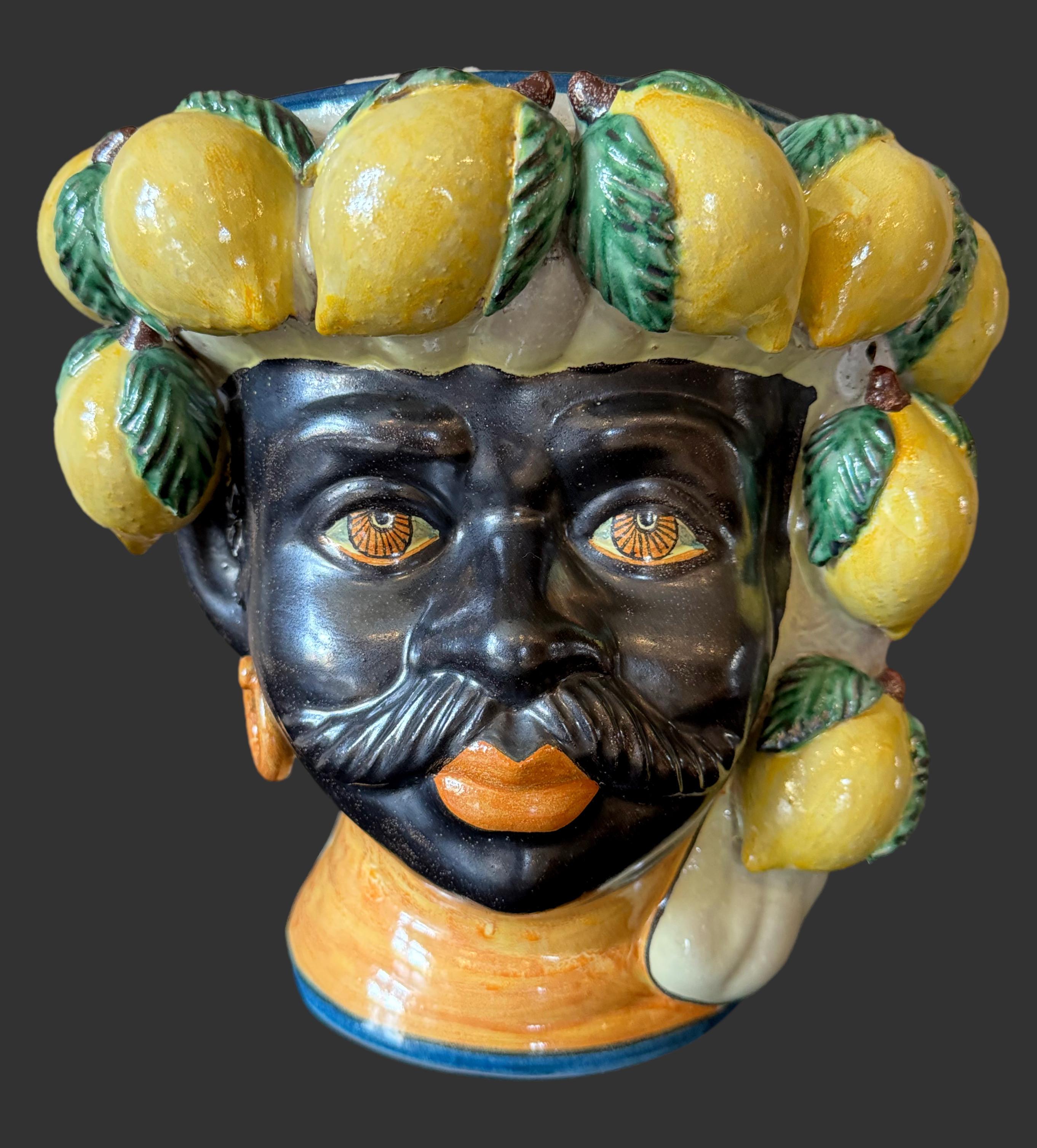 ALESSI Maurisches Pflanzgefäß aus Keramik, Ende 20. C. im Angebot 8
