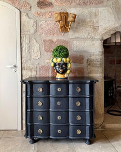 Alessi Ceramic Planter, Moorish Design, Glazed Finish, Late 20th C.