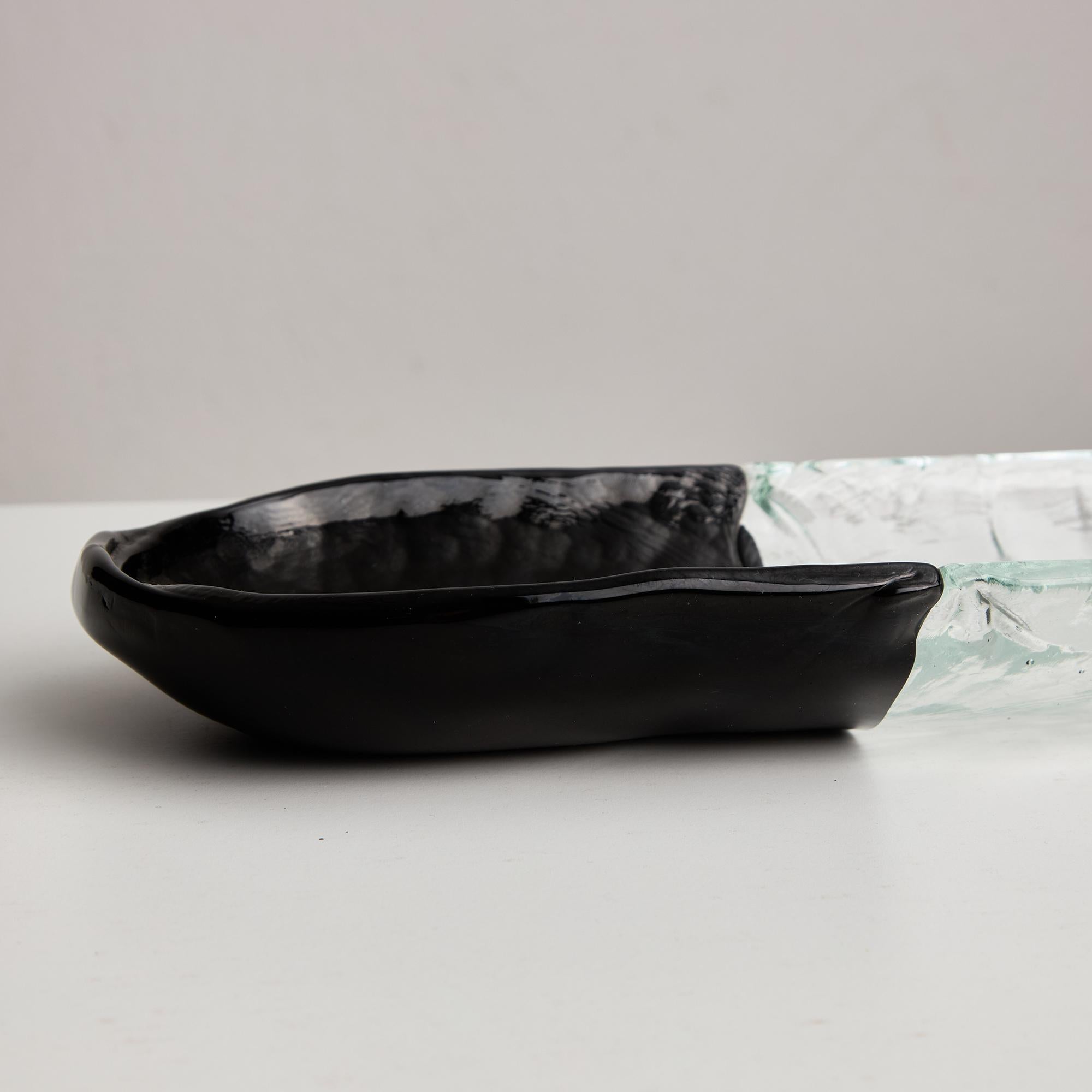 Bandeja de cristal para servir Alessi Cristal de Murano en venta
