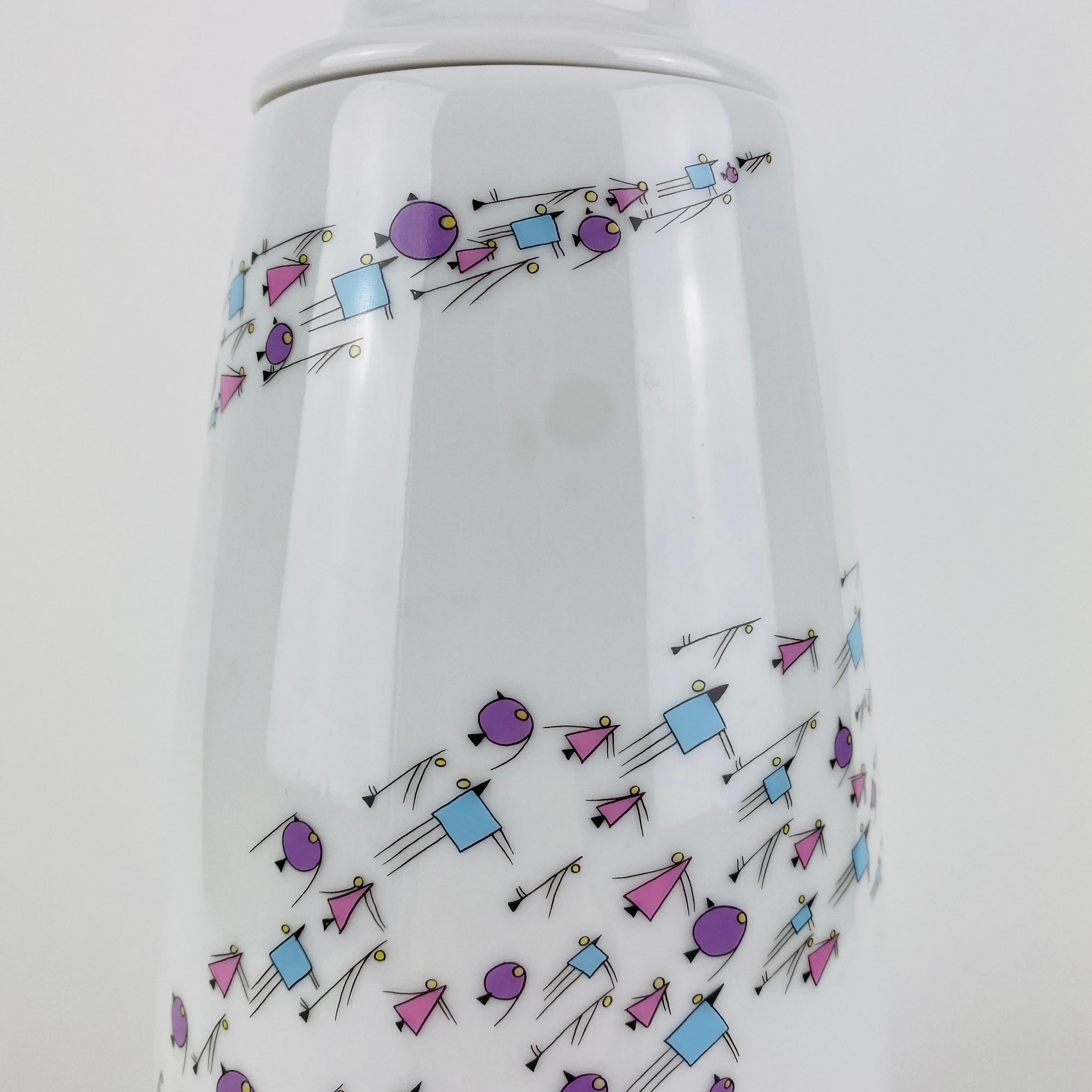 Alessi Tendentse-Vase von Giorgio Rava für A. Mendini 100 % Make-Up-Serie N69 im Zustand „Hervorragend“ im Angebot in TERHEIJDEN, NB
