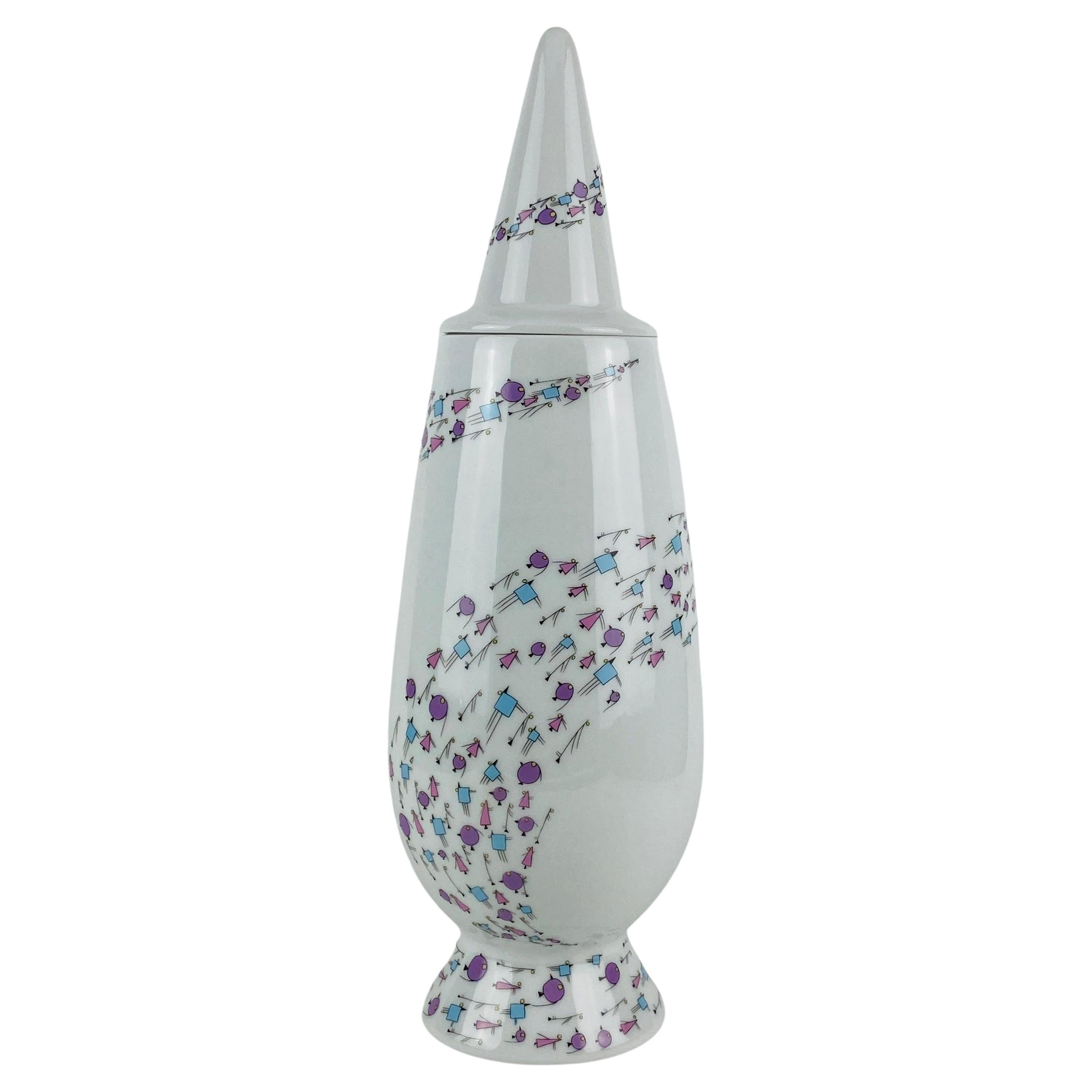 Alessi Tendentse Vase by Giorgio Rava for A. Mendini 100% Make-Up Series N69