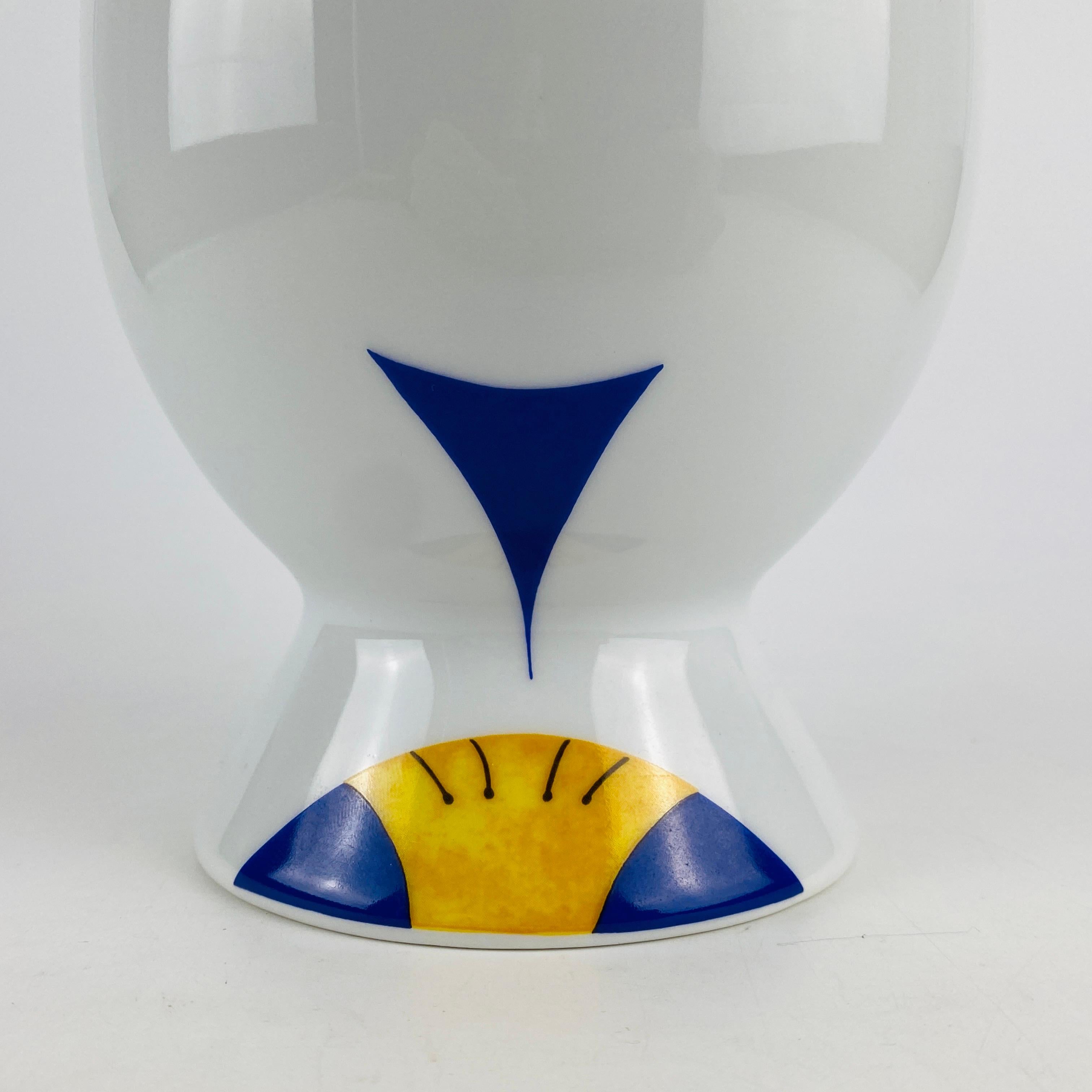 Mid-Century Modern Vase Tendentse Alessi de Riccardo Dalisi pour Alessandro Mendini 100 % maquillage N18 en vente
