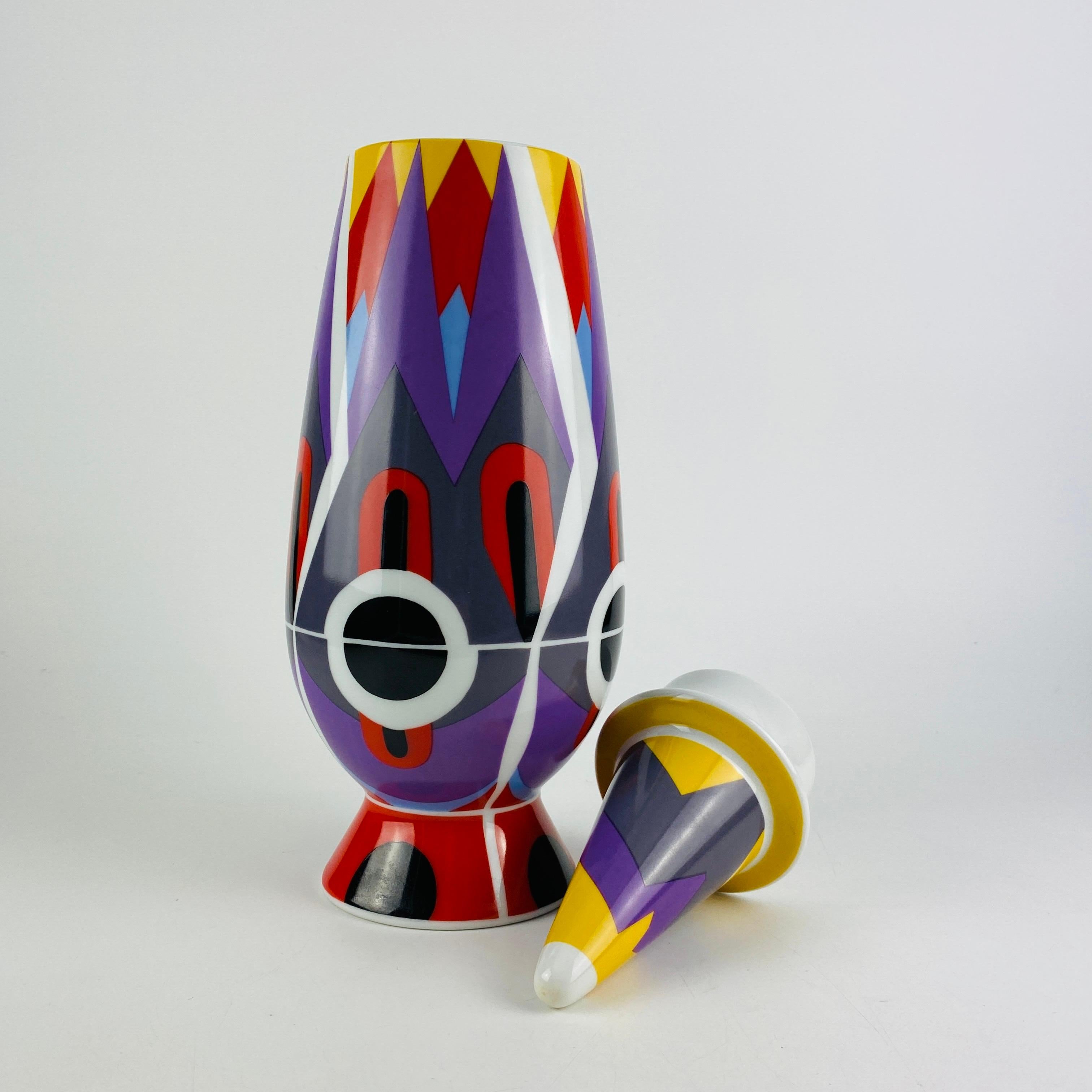 Alessi Tendentse Vase by Robert Venturi for A. Mendini 100% Make-Up Serie N90 6
