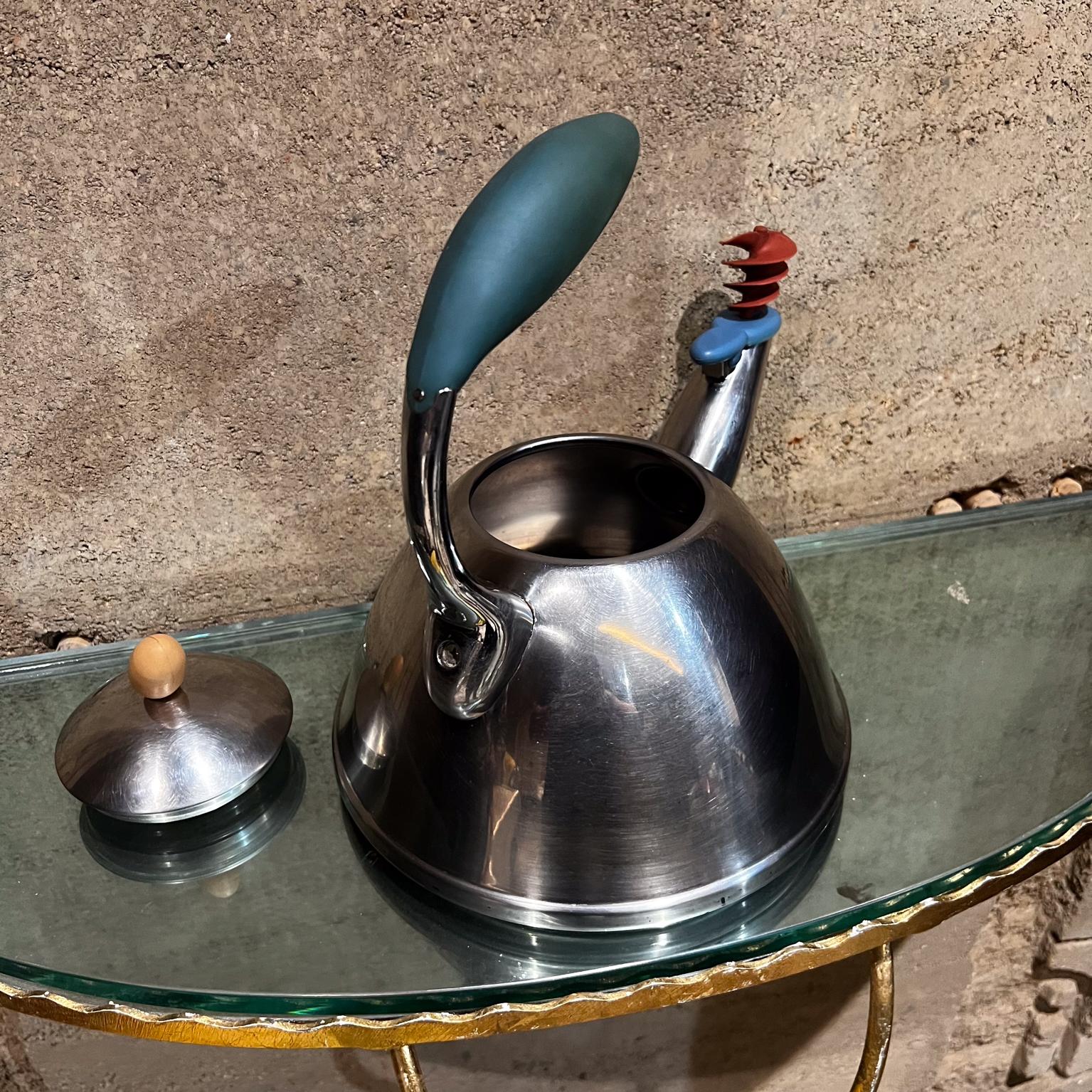 20th Century Postmodern Classic Teapot Designed by Michael Graves for Alessi For Sale