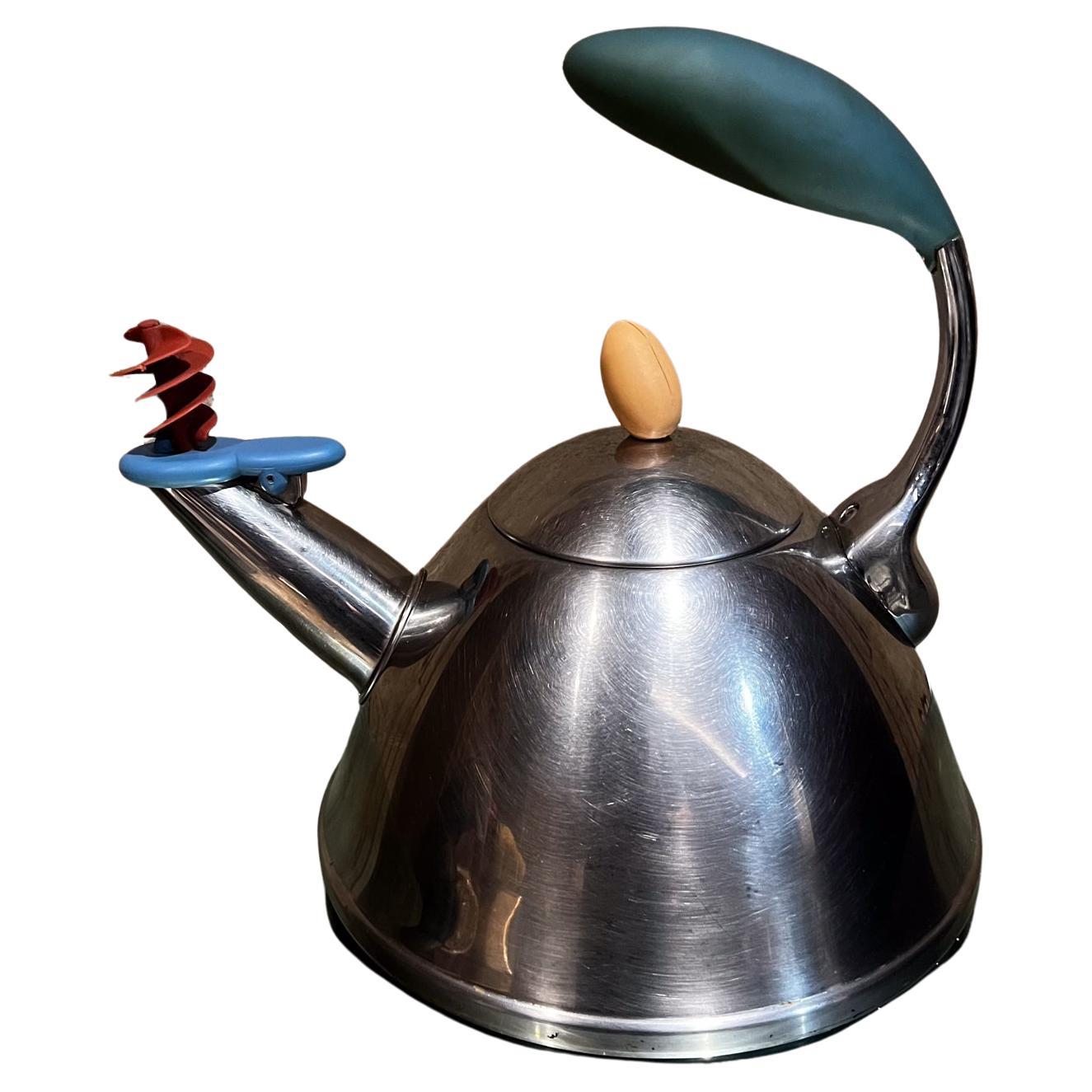 1980s Memphis Teapot Kettle designer Michael Graves For Sale