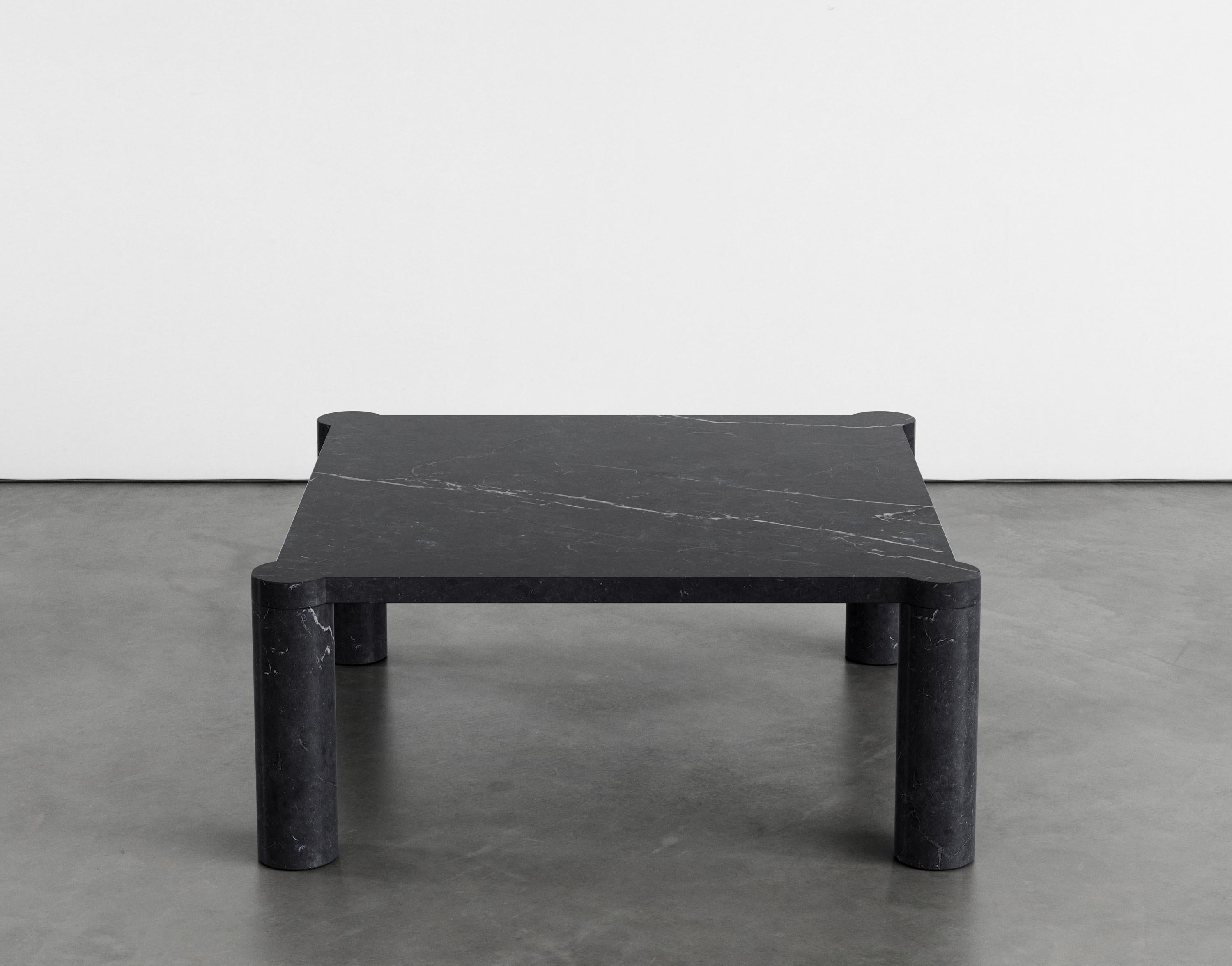 Moderne Table basse Alessio 80 en marbre par Agglomerati en vente