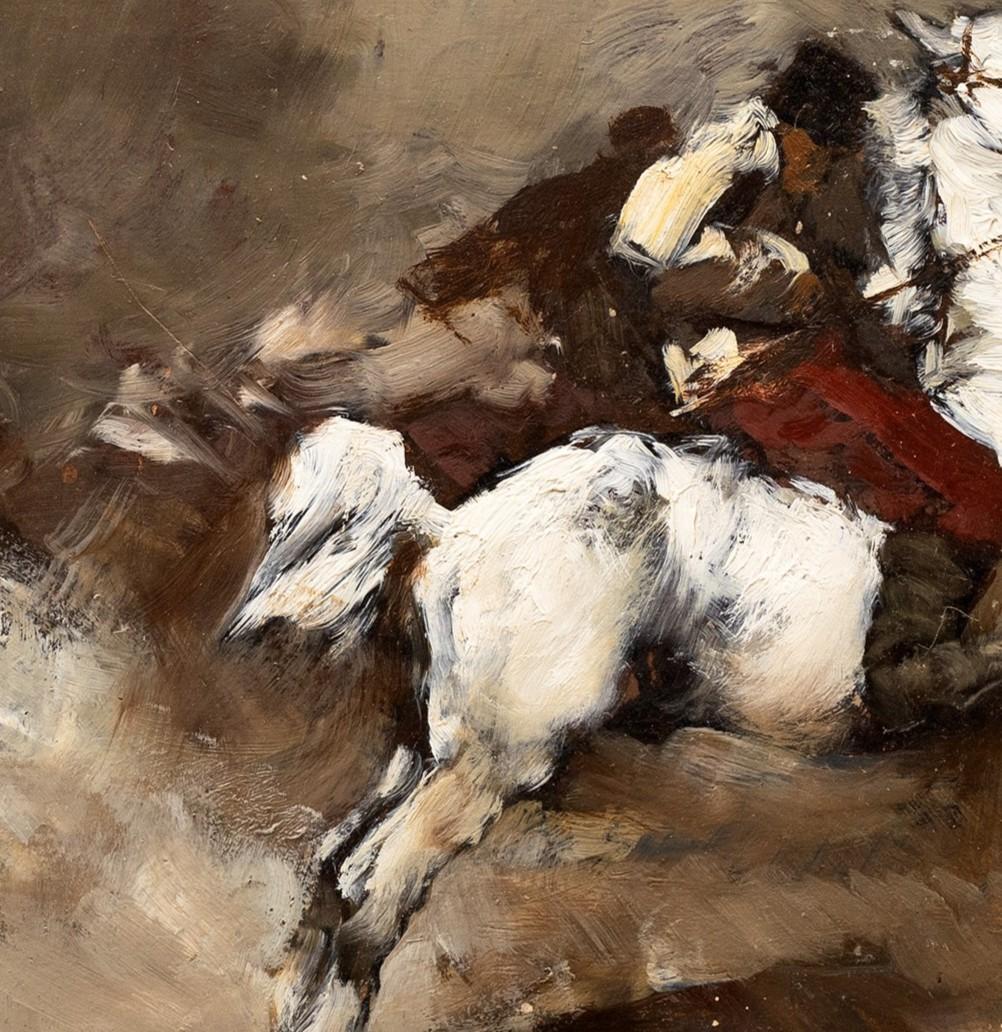 Galloping Horse and Rider Alessio Issupoff (1889 Russia-1857 Rome) For Sale 4