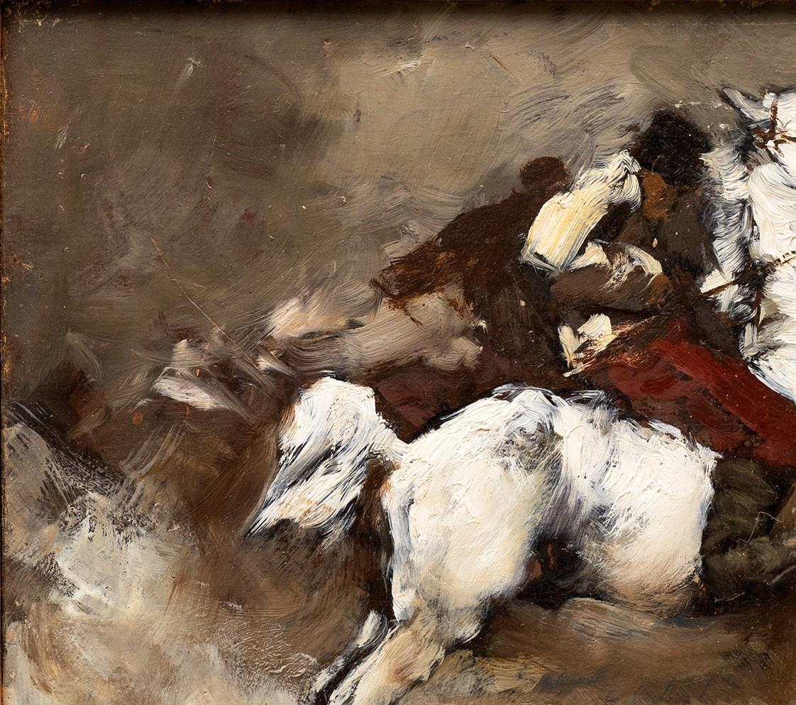 Galloping Horse and Rider Alessio Issupoff (1889 Russia-1857 Rome) For Sale 5