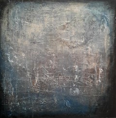 Un tuffo nell'oltremare - Pittura astratta contemporanea con texture