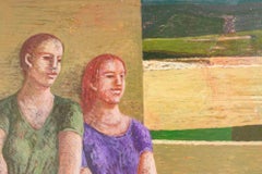 At the Back of the Stage - Paint by Alessio Paternesi - 1980s