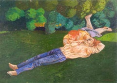 Couple - Paint by Alessio Paternesi - 1980s