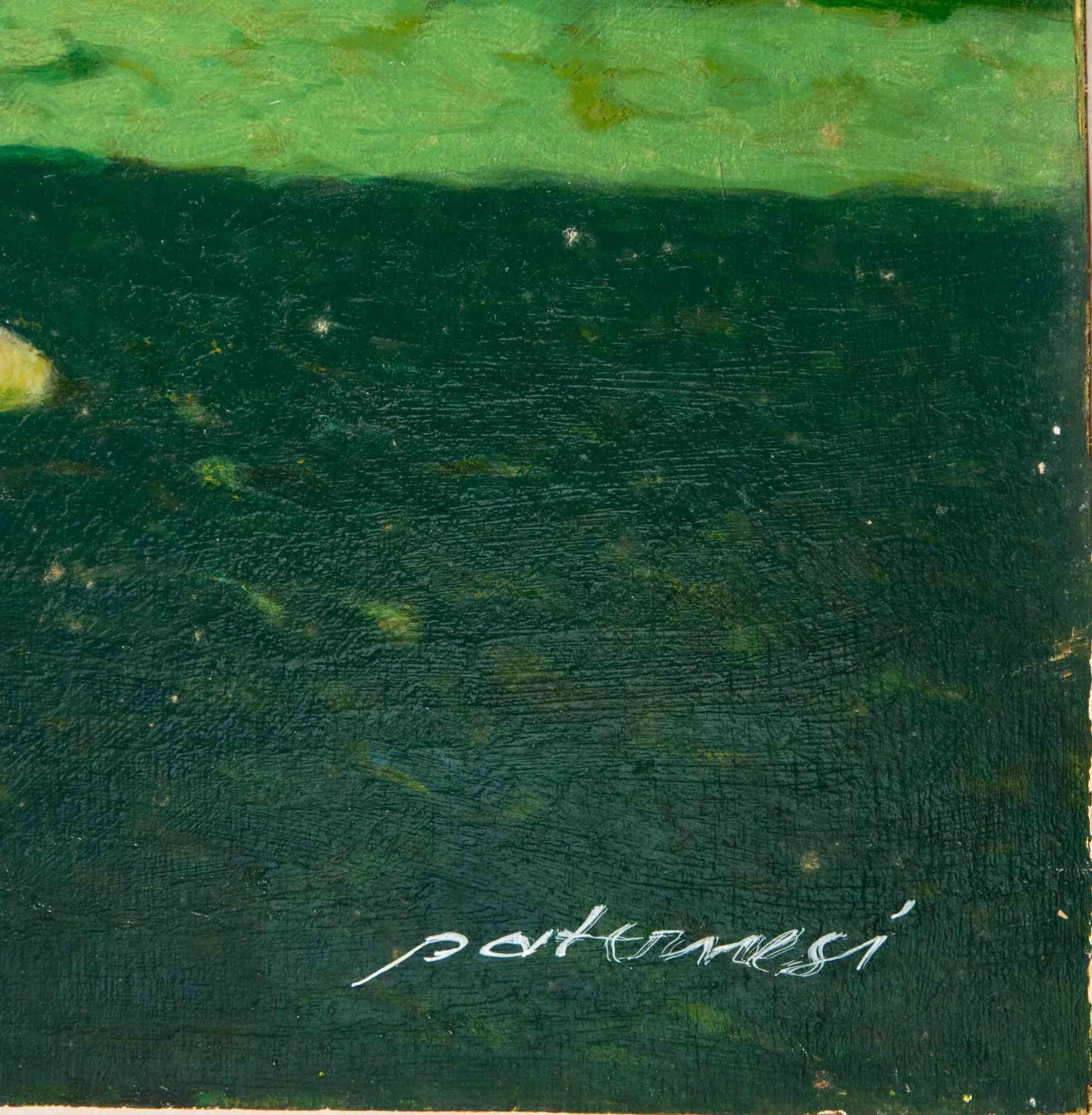 Szenario der Seele - Gemälde von Alessio Paternesi - 1990er Jahre im Angebot 2