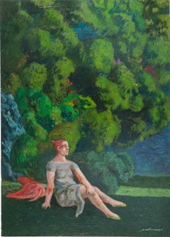 Szenario der Seele - Gemälde von Alessio Paternesi - 1990er Jahre