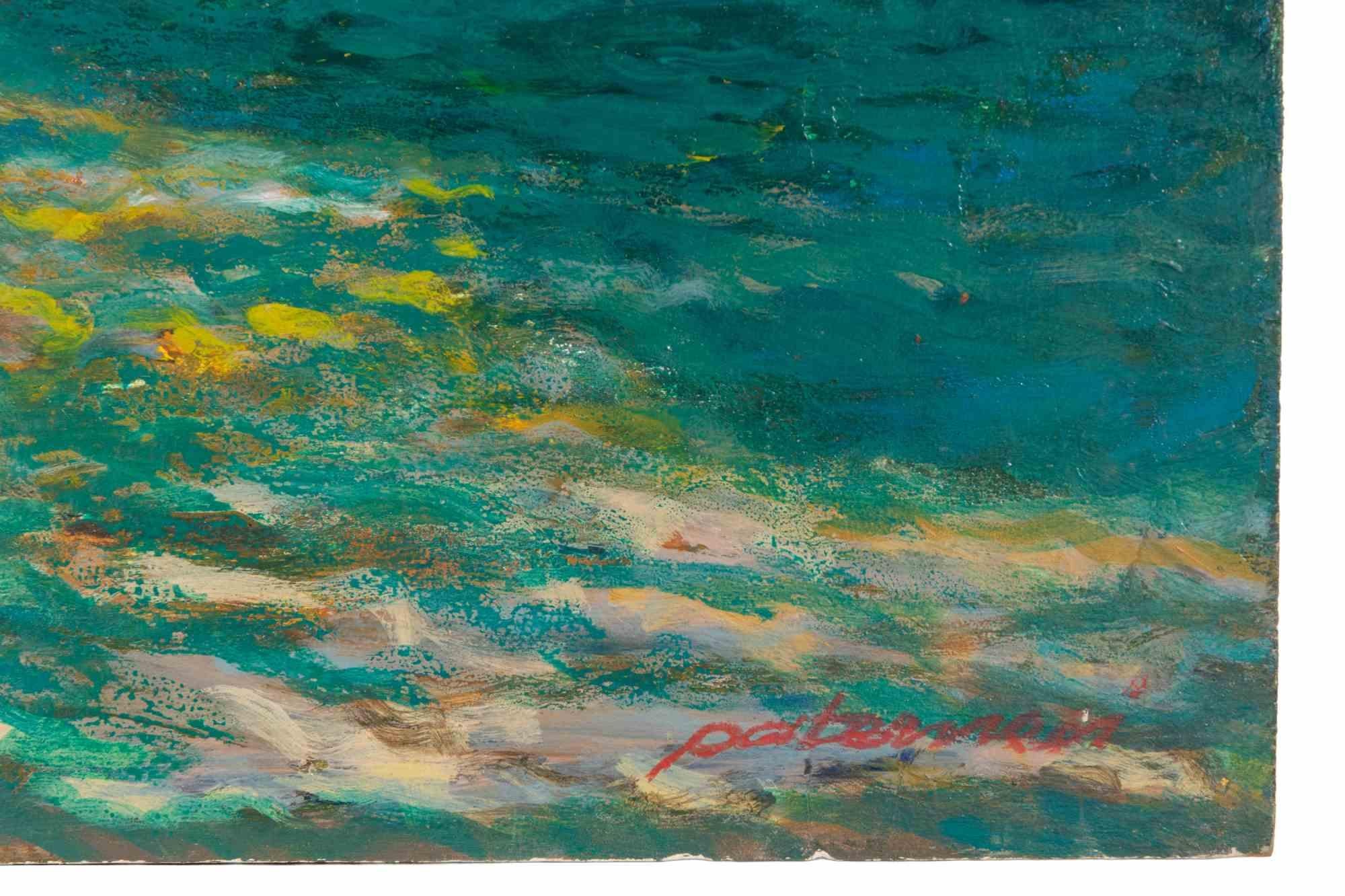 Die Sonne im Herzen - Gemälde von Alessio Paternesi - 1990er Jahre im Angebot 1