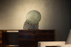 Alessio Tasca placa escultórica de bronce Nove Italia Años 60