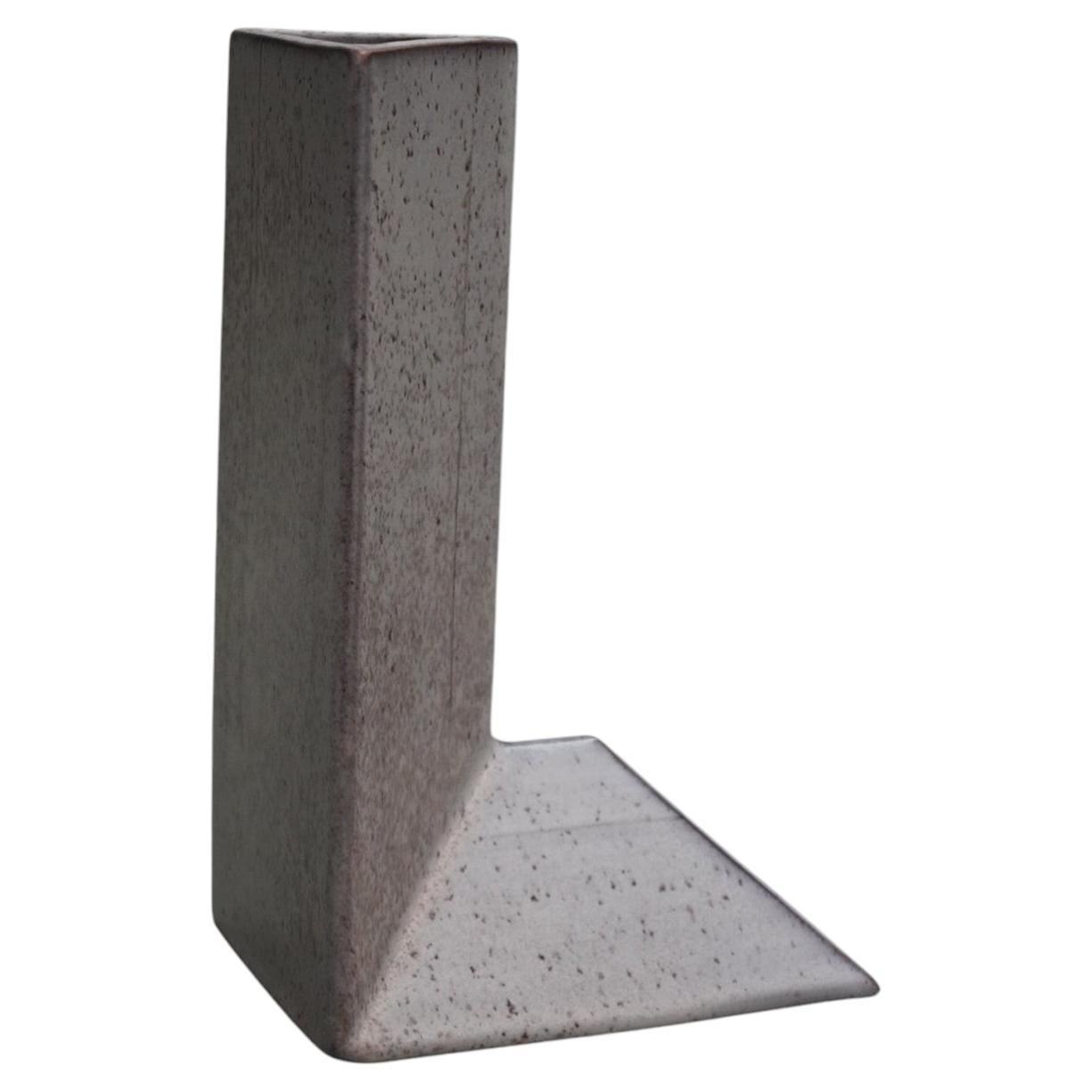 Alessio Tasca Brutalist Sculptural Ceramic Vase for Nove di Bassano, 1970s