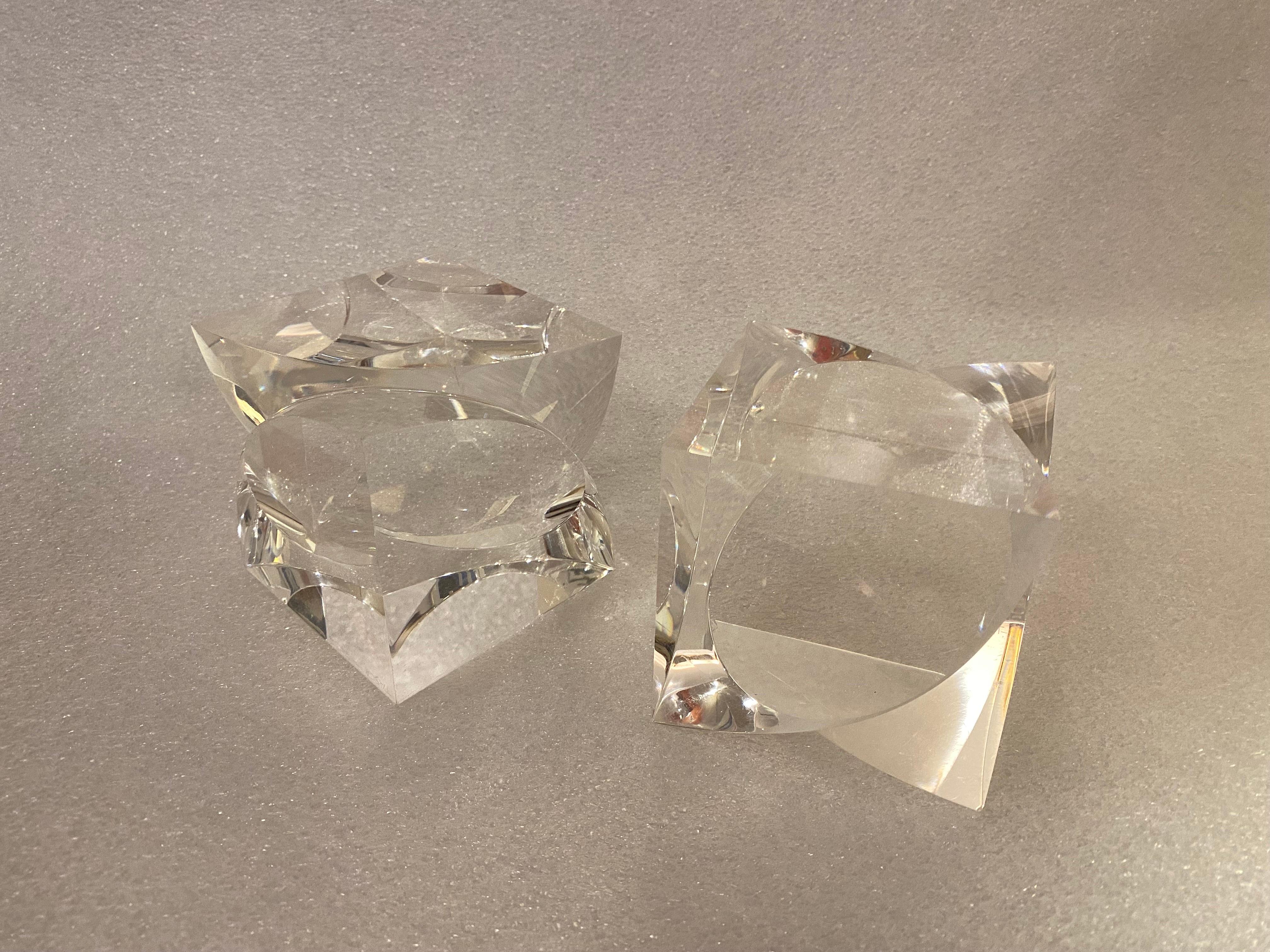 Alessio Tasca “Fusina” Prism Cubes, Pair For Sale 2