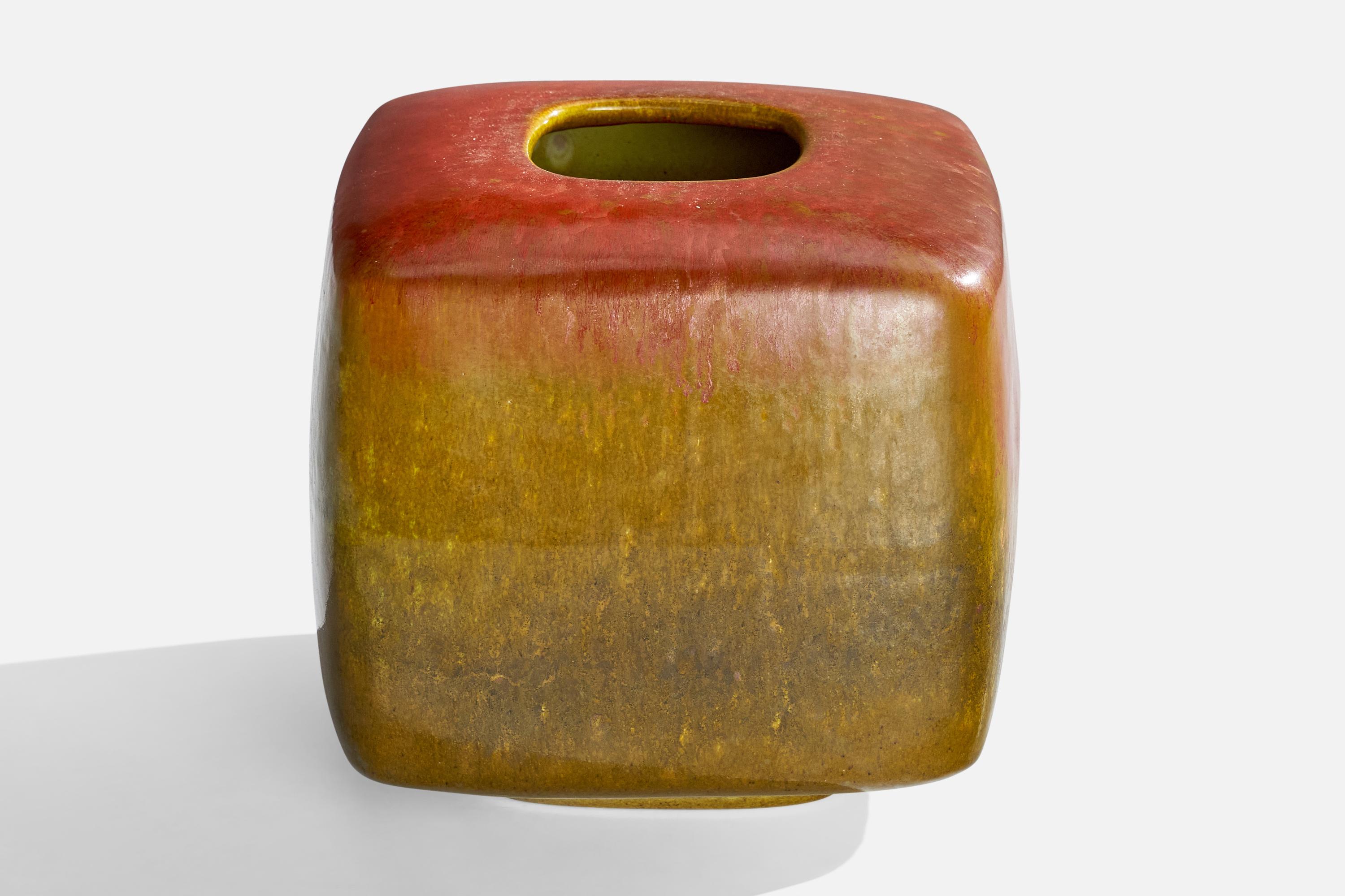 Italiano Alessio Tasca, Vaso, Ceramica, Italia, anni '70 in vendita