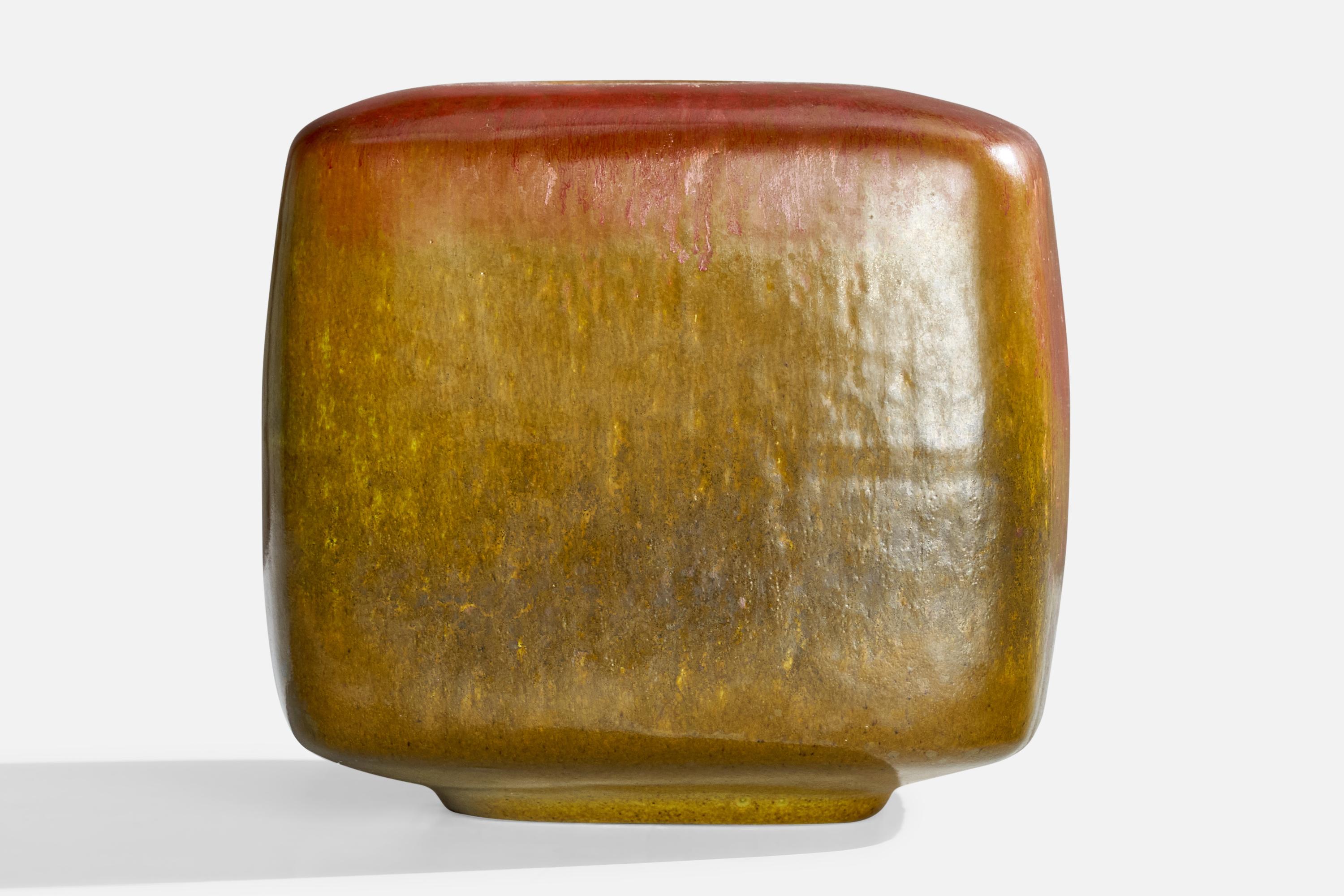 Fine XX secolo Alessio Tasca, Vaso, Ceramica, Italia, anni '70 in vendita