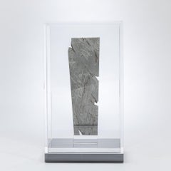 Aletai Meteorite Fragment Mounted in a Custom Acrylic Display Box