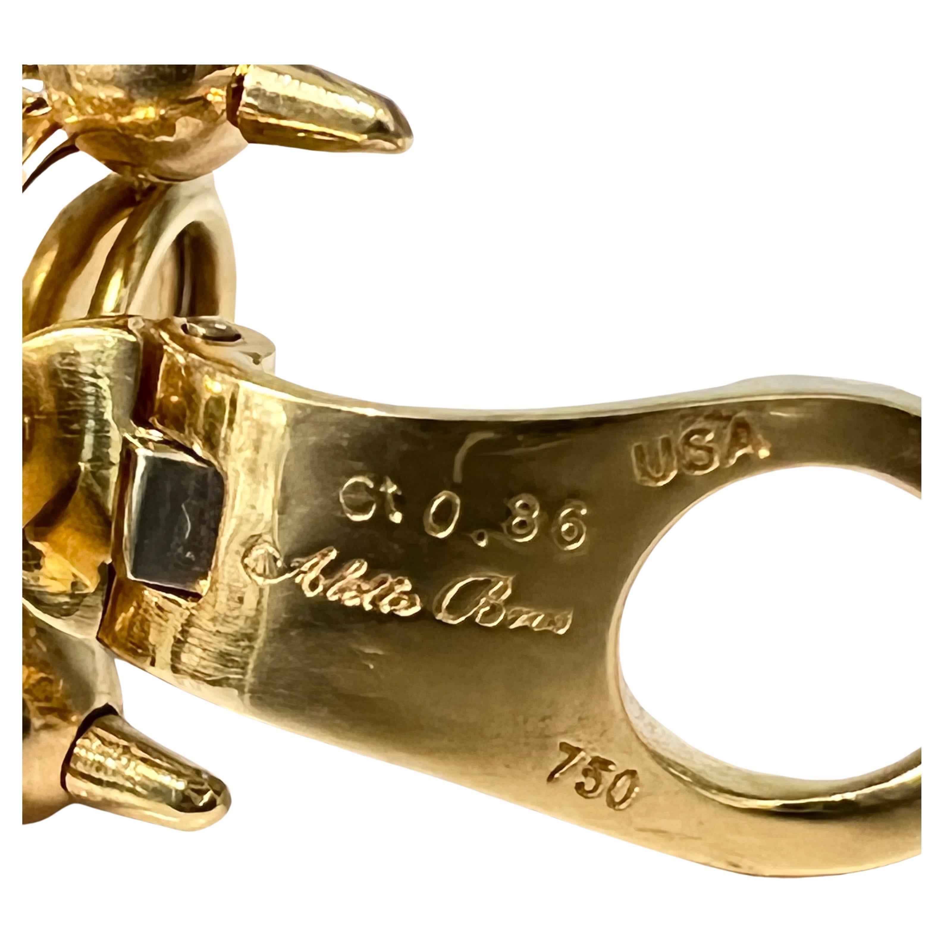 Modern Aletto Bros Gold Diamond Niagara Earrings For Sale