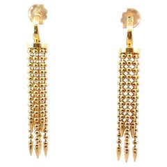 Aletto Brothers 18K Yellow Chain Drop Earrings