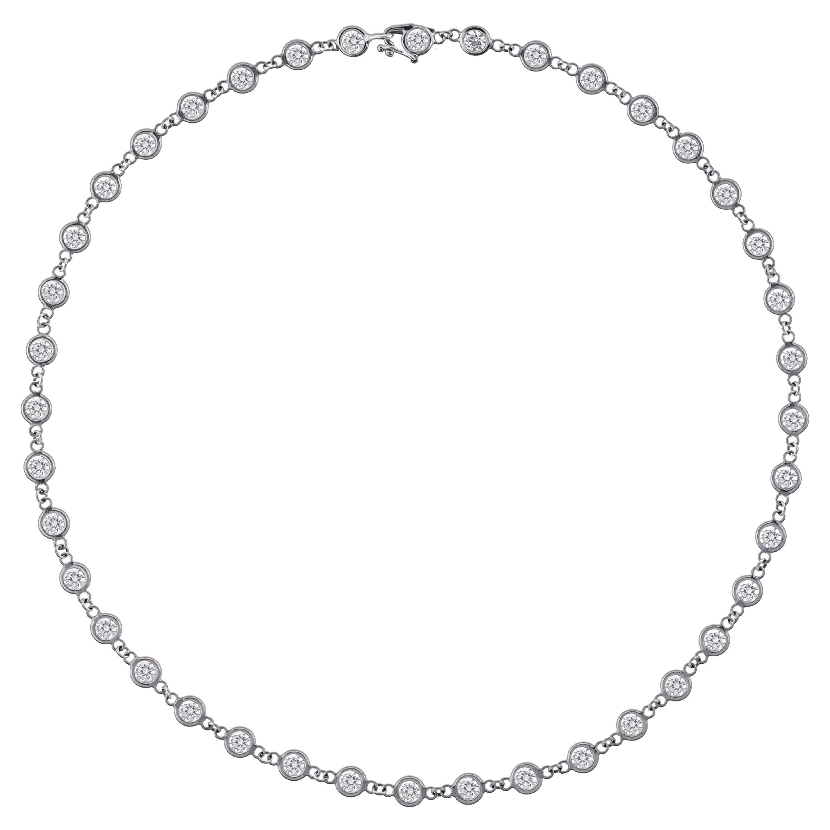 Aletto Brothers Diamond by the Yard Station Necklace 