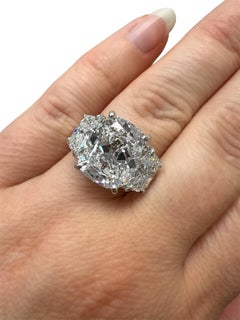 Aletto Brothers, GIA 12.45 Carat Diamond Three Stone Engagement Ring