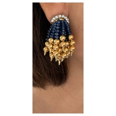 Aletto Brothers  Sapphire and Diamond Niagara Earrings