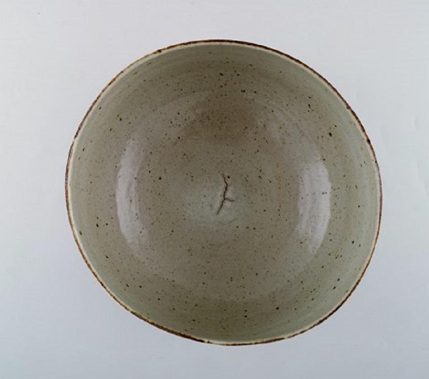 Danish Alev Ebüzziya Siesbye for Royal Copenhagen, Stoneware Circular Bowl, 1960s