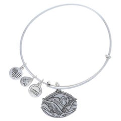 Alex and Ani Guardian of Freedom Bracelet - Silver Toned Angel Adjustable Size