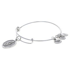 Alex and Ani Initial I Bracelet Silver Toned Letter Monogram Adjustable