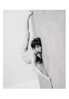 Vladimir K. (Young Male Nude in flexible, sensual position on floor)