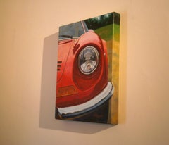 Balaguer Car "Ferrari 246 GT Dino · 1969" original acrylic painting